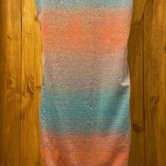 Le Superbe Barccara Tank Dress-Metallic Surf Stripe-Small NWT - Picture 7 of 11